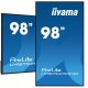 iiyama LH9875UHS-B1AG visualizzatore di messaggi Pannello piatto per segnaletica digitale 2,49 m (98