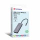 Verbatim CMH-09 USB tipo-C 10000 Mbit/s Argento 2