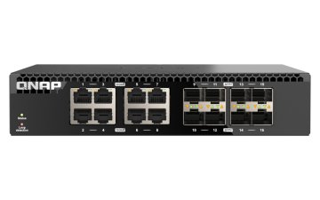 QNAP QSW-3216R-8S8T switch di rete Non gestito L2 10G Ethernet (100/1000/10000) Nero