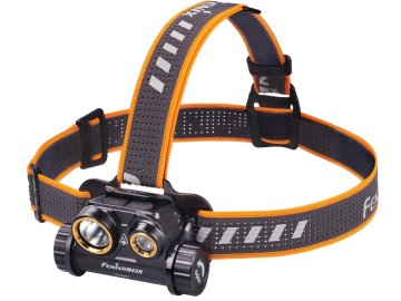 Fenix HM65R torcia Nero, Arancione Torcia a fascia