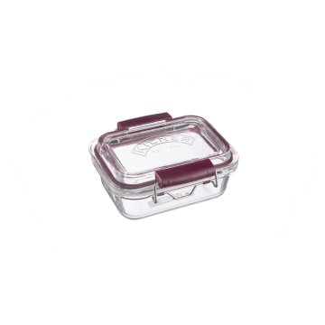 Kilner Fresh Storage 0.35Lt Rettangolare Scatola 0,35 L Bordeaux, Trasparente 1 pz