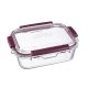 Kilner Fresh Storage 1.4Lt Rettangolare Scatola 1,4 L Bordeaux, Trasparente 1 pz 2