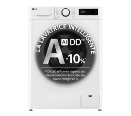 LG F2R3S08NSWW Lavatrice 8kg AI DD, Classe A-10%, 1200 giri, Vapore, AI Wash