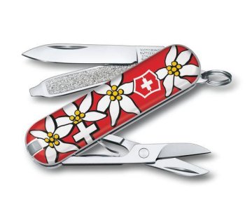 Victorinox Classic SD Coltello multiuso Rosso, Bianco