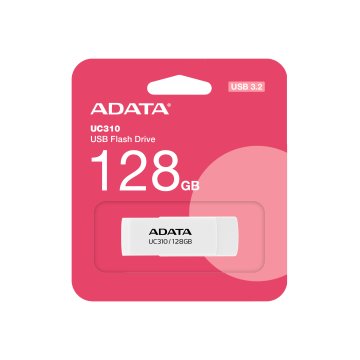 ADATA UC310 unità flash USB 128 GB USB tipo A 3.2 Gen 1 (3.1 Gen 1) Bianco