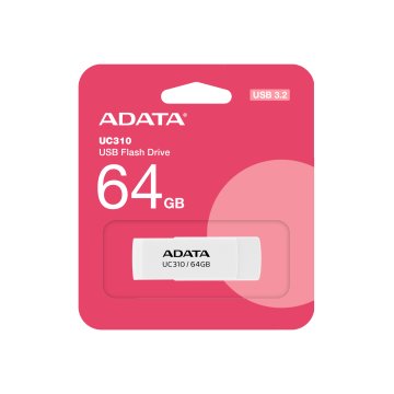 ADATA UC310 unità flash USB 64 GB USB tipo A 3.2 Gen 1 (3.1 Gen 1) Bianco