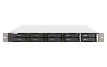 QNAP TS-h1090FU NAS Rack (1U) EPYC 7302P 128 GB DDR4 0 TB QuTS hero Nero, Grigio