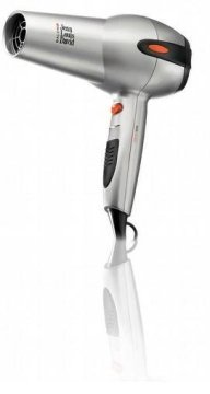 BaByliss J223E asciuga capelli 2000 W Nero, Argento