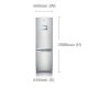Samsung RL55VQBRS Libera installazione 324 L Argento 5