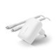 Belkin WCA005vf1MWH-B5 Computer portatile, Smartphone, Tablet Bianco AC Ricarica rapida Interno 2
