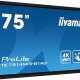 iiyama TE7514MIS-B1AG visualizzatore di messaggi Pannello piatto interattivo 190,5 cm (75