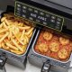Ariete 4623 Airy Fryer Dual, Friggitrice ad aria con doppio cestello, 1700 W, Capacità 8L, 3 Funzioni di cottura, Pannello digitale LED Touch, 8 programmi preimpostati, Timer, 2 cestelli, Nero 7