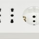 bticino S3711DBU prolunghe e multiple 2 m 3 presa(e) AC Interno Bianco 4