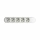 bticino 3685D prolunghe e multiple 1,5 m 5 presa(e) AC Interno Bianco 3