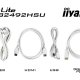 iiyama XUB2492HSU-W6 Monitor PC 60,5 cm (23.8