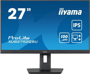 iiyama ProLite XUB2792QSU-B6 Monitor PC 68,6 cm (27") 2560 x 1440 Pixel Full HD LED Nero