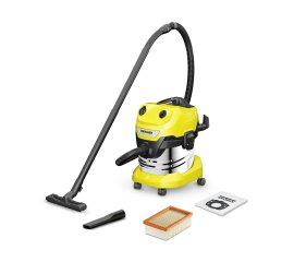 Kärcher WD 4 S V-20/5/22 20 L Aspiratore a cilindro Secco e bagnato 1000 W Senza sacchetto