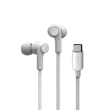 Belkin CUFFIE ROCKSTAR USB-C - BIANCO
