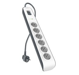 Belkin BSV603vf2M Bianco 6 presa(e) AC 2 m