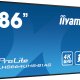 iiyama LH8664UHS-B1AG visualizzatore di messaggi Pannello A digitale 2,18 m (86