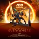 AOC 16G3 TV e monitor portatile Nero, Rosso 39,6 cm (15.6