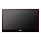 AOC 16G3 TV e monitor portatile Nero, Rosso 39,6 cm (15.6
