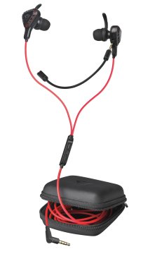 Trust TRU GXT 408 Auricolare Cablato In-ear Gaming Nero, Rosso