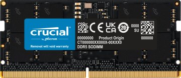 Crucial SORAM D5 5600 24GB CL46 - 24 GB memoria 1 x 24 GB DDR5 5600 MHz Data Integrity Check (verifica integrità dati)