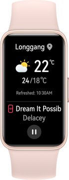 Huawei Band 8 AMOLED Braccialetto per rilevamento di attività 3,73 cm (1.47") Nero, Rosa