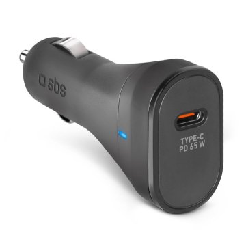 SBS TECRPD65W Caricabatterie per dispositivi mobili Telefono cellulare, Smartphone, Tablet Nero Accendisigari Ricarica rapida Auto