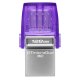 Kingston Technology DataTraveler 128GB microDuo 3C 200MB/s dual USB-A + USB-C 4