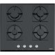 Franke FHNS 604 4G BK C Nero Da incasso 59 cm Gas 4 Fornello(i) 2