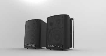 Empire Media HS.WALL250MB altoparlante 2-vie Nero Cablato 250 W