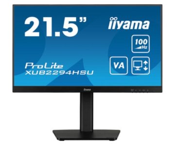 iiyama ProLite XUB2294HSU-B6 Monitor PC 54,6 cm (21.5") 1920 x 1080 Pixel Full HD LCD Nero