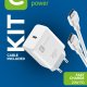 Cellularline Charger Kit 20W - For iPhone 15 Series Charger Kit 20W For iPhone 15 Series formato da un caricabatteria USB-C 20W + un cavo USB-C 2
