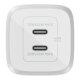 Belkin CARICABATTERIA DA PARETE DOPPIO GAN USB-C PPS 45W 3