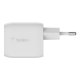 Belkin CARICABATTERIA DA PARETE DOPPIO GAN USB-C PPS 45W 5
