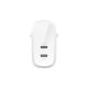 Belkin CARICABATTERIE DA PARETE DUAL 30W PORTA USB-C 3