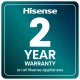 Hisense RS818N4TFE frigorifero side-by-side Libera installazione 632 L E Nero 53