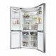 Haier Cube 90 Serie 5 HCR5919ENMP frigorifero side-by-side Libera installazione 528 L E Platino, Acciaio inox 32