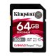 Kingston Technology 64GB Canvas React Plus SDXC UHS-II 300R/260W U3 V90 for Full HD/4K/8K 2
