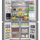 Hisense frigorifero Quattro Porte RQ758N4SWSE libera installazione 606L Classe E Dispenser Acqua Metal Cooling WiFi 8