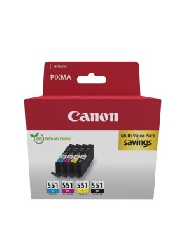 Canon 6509B016 cartuccia d'inchiostro 4 pz Originale Nero, Ciano, Magenta, Giallo