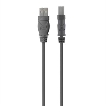 Belkin USB 2.0 A - USB 2.0 B, 1.8m cavo USB 1,8 m USB A USB B Grigio