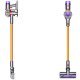 Dyson V8 Absolute Aspirapolvere a bastone 2 in 1 Batteria Secco Senza sacchetto Argento, Giallo 3
