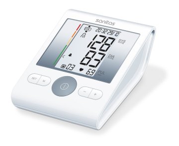 Sanitas 100.64 misurazione pressione sanguigna Arti superiori Misuratore di pressione sanguigna automatico 4 utente(i)