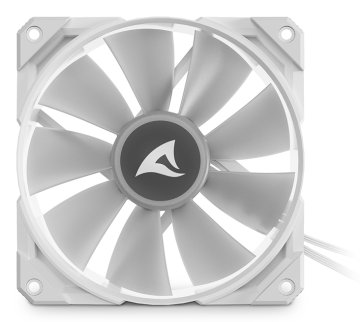 Sharkoon F50 Case per computer Ventilatore 12 cm Grigio, Bianco