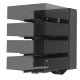 Flexson FLXSAX4DK1021 supporto da parete per casse acustiche Nero 8