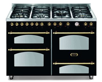 Lofra RNM126SMFET+MF/2AEO Cucina freestanding Elettrico Gas Nero
