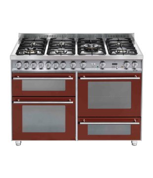 Lofra PR126SMFET + DMFT / 2AEO Cucina Elettrico Gas Borgogna
